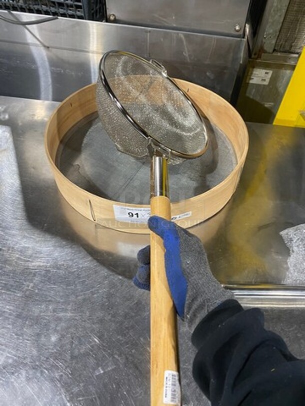 MISCELLANEOUS! Round Mesh Strainer, Flour Sifter And Carlisle Paddle! 3x Your Bid! - Image 5 of 9