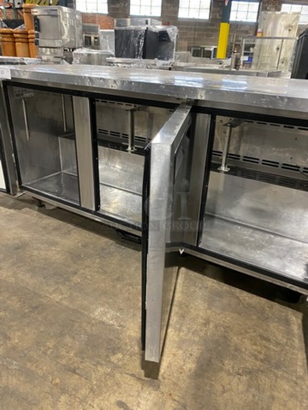 Turbo Air Commercial 3 Door Lowboy/Worktop Cooler! All Stainless Steel! On Casters! Model: TUR72SD SN: UR72808021 115V 60HZ 1 Phase - Image 5 of 8