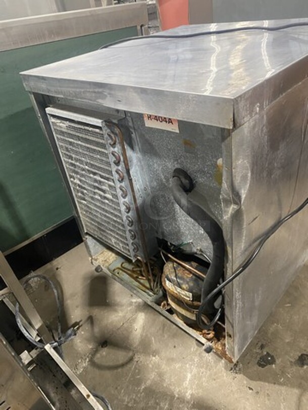 Delfield One Door Stainless Steel Lowboy Cooler Worktop! Model 406STAR2 Serial 0605036100681-T! 115V 1 Phase! On Casters!  - Image 3 of 7