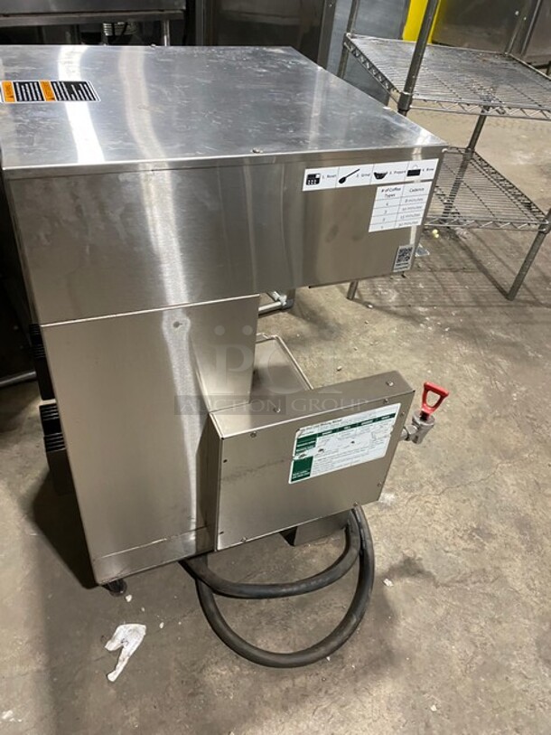 Bunn Commercial Countertop Dual Coffee Brewing Machine! All Stainless Steel! On Small Legs! Model: DUALSHDBC SN: DUAL130320 120/208V 60HZ 1 Phase - Image 4 of 8