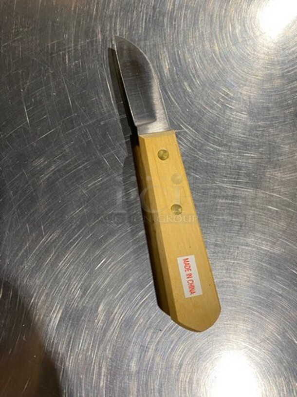 NEW! IN THE BOX! ALL ONE MONEY! Small Stainless Steel With Wooden Handle Cutting Knives! - Image 3 of 6