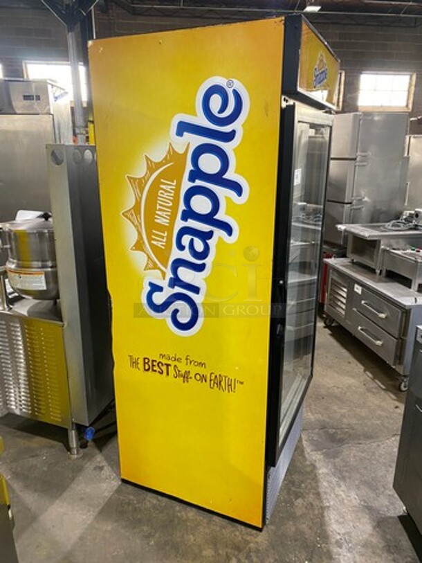 Habco Commercial Single Door Reach In Cooler! With View Through Door! Poly Coated Racks! Model: ESM28 SN: 28053748 115V 60HZ 1 Phase - Image 3 of 8