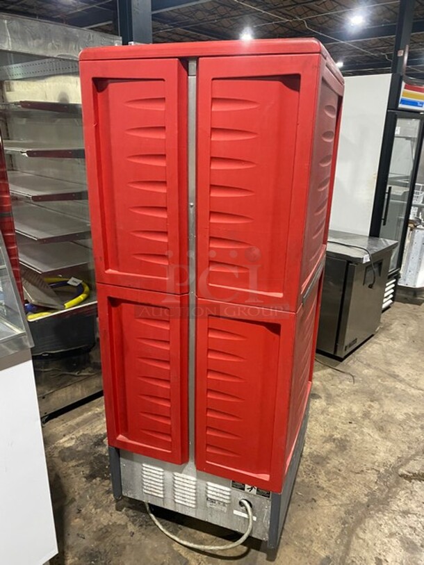 Metro Commercial Single Door Reach In Holding/Warming Cabinet Merchandiser! C5 Series! With View Through Door! On Commercial Casters! 120V! - Image 3 of 9