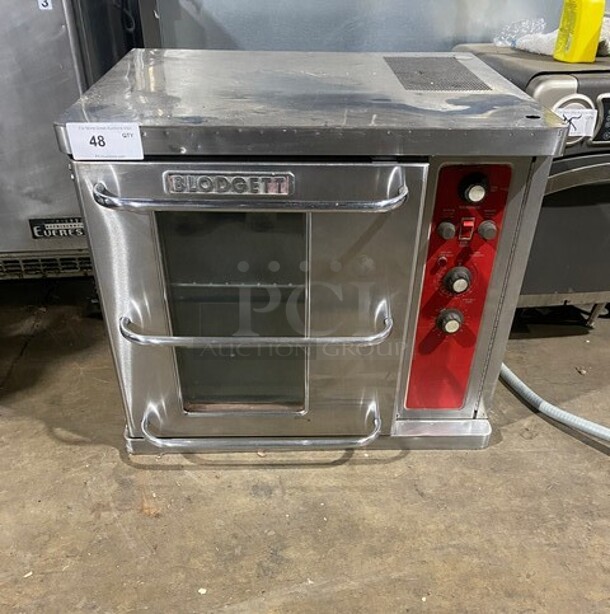 Blodgett Stainless Steel Commercial Electric Powered Half Size Convection Oven w/ View Through Door and Metal Oven Racks! MODEL CTB1 208/230V 1PH - Item #1114103