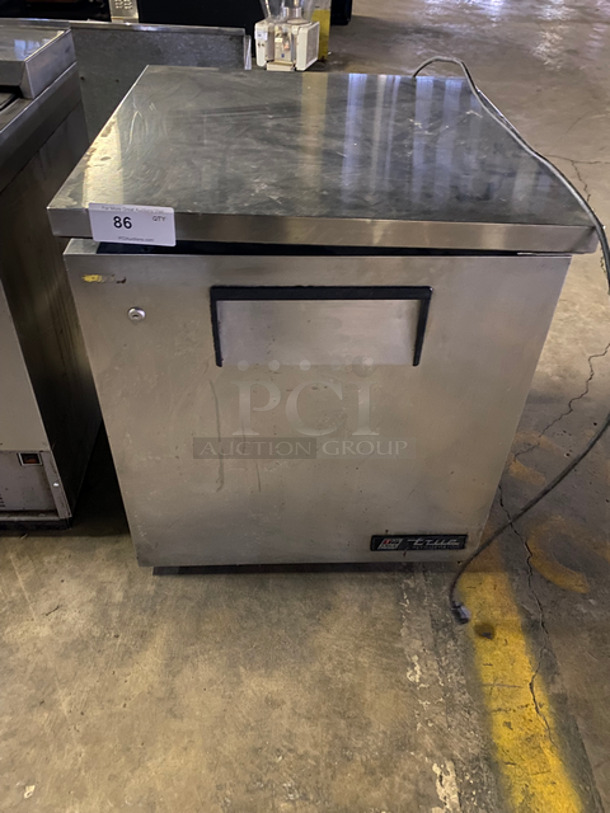 True Commercial Under The Counter Single Door Cooler! With Poly Coated Rack! All Stainless Steel! Model: TUC27LP SN: 13948259 115V 60HZ 1 Phase - Image 1 of 7