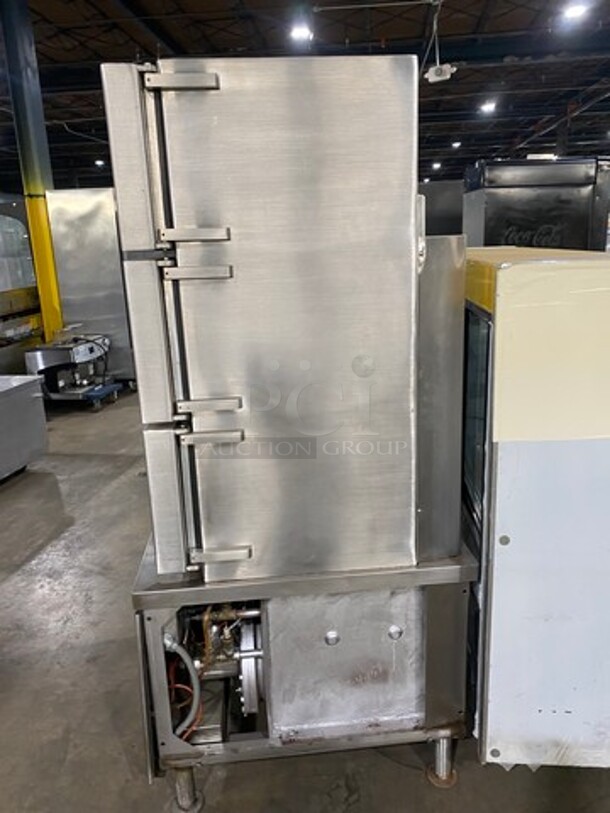 GREAT! Vulcan Commercial Triple Deck Pressure Steam Cooker! All Stainless Steel! On Legs! Model: VHL3G SN: 271155958 120V 60HZ 1 Phase - Image 2 of 11