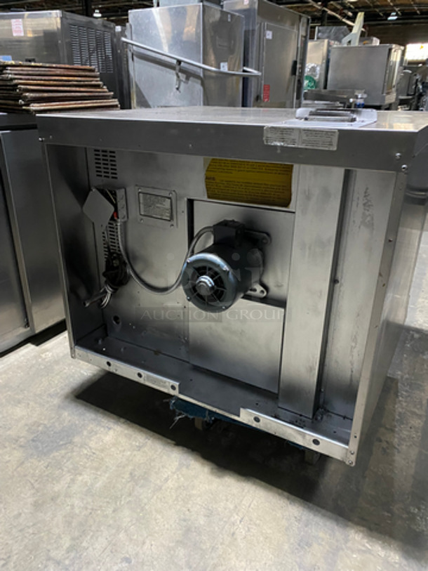 Duke Natural Gas-Powered Full-Size Convection Oven! With Metal Oven Racks! One View Through Door One Solid! All Stainless Steel! - Image 4 of 7