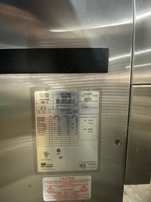 Taylor Crown Commercial Countertop 2 Flavor Carbonated Drink Slush Machine! All Stainless Steel! Model: C30027 SN: K4036685 208/230V 60HZ 1 Phase - Image 5 of 5