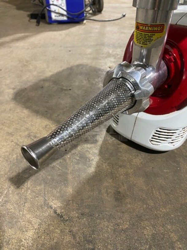 Roma Countertop Electric Powered Tomato Strainer! Model: 820202W SN: 11130558 120V 60HZ 1 Phase - Image 6 of 9