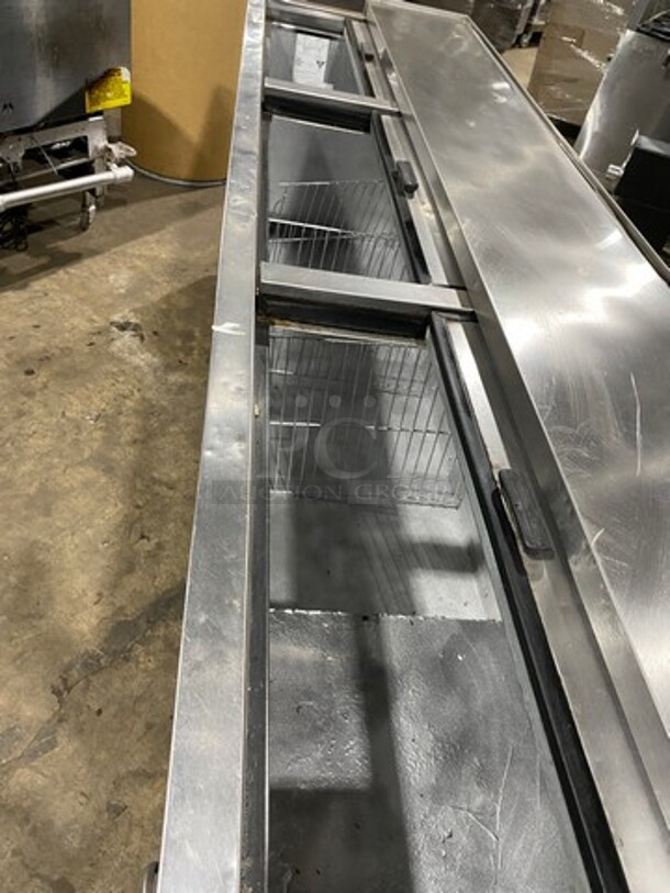 Migali Commercial Bar Back Beer Bottle Cooler! With 3 Sliding Stainless Steel Top Doors! Model: HBC95 SN: 2009020157 115V 1 Phase - Image 5 of 8