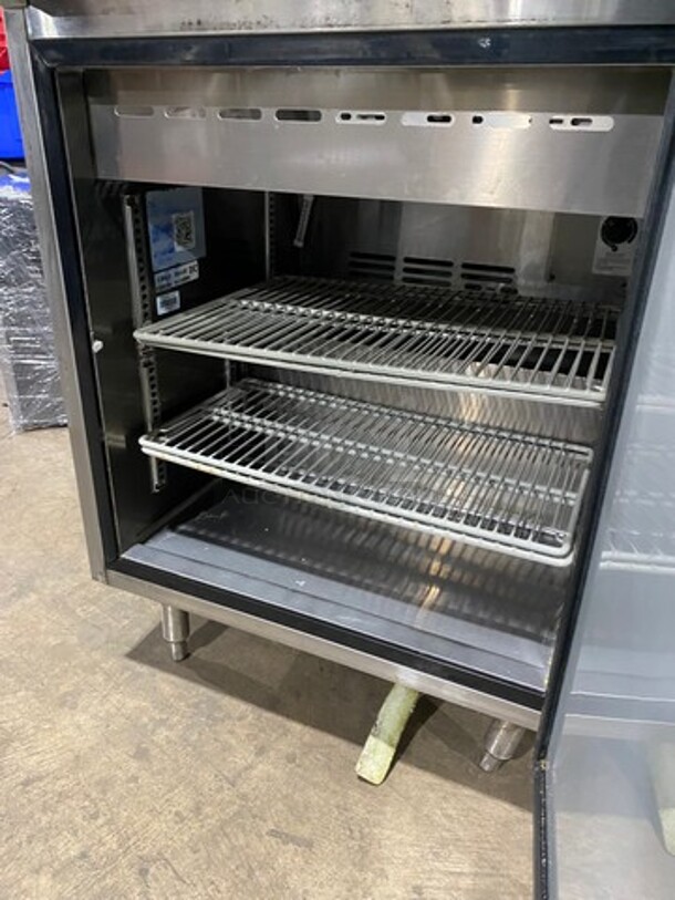 Turbo Air Refrigerated Salad Bar Island! Single Door Storage Space Underneath! All Stainless Steel! On Legs! Model: MST28711S - Image 8 of 12