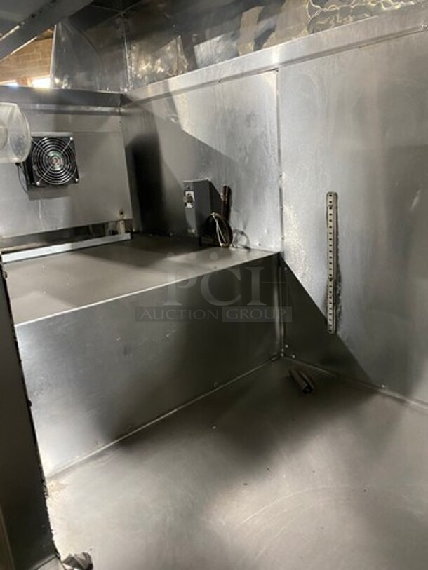 2012 Coolman Commercial Refrigerated Sandwich Prep Table! With 2 Door Underneath Storage Space! All Stainless Steel! On Casters! Model: CRI60BM SN: 114451 120V 60HZ 1 Phase - Image 6 of 10