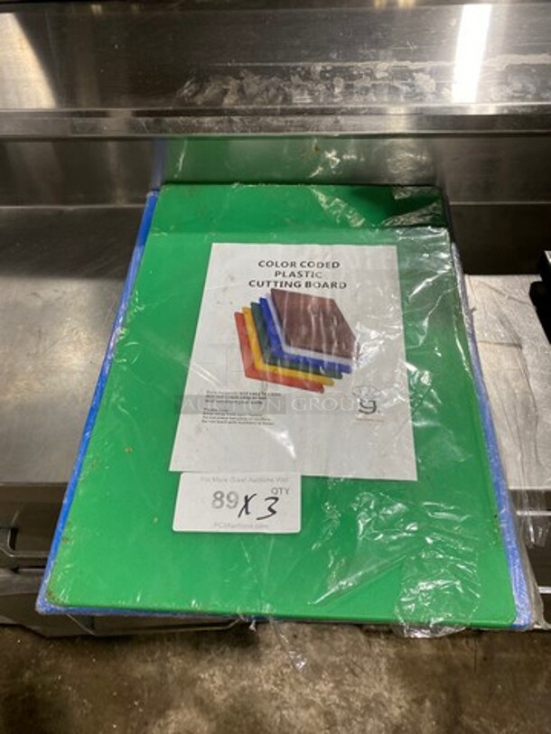 Color Coded Poly Cutting Board! 3x Your bid! - Image 1 of 4