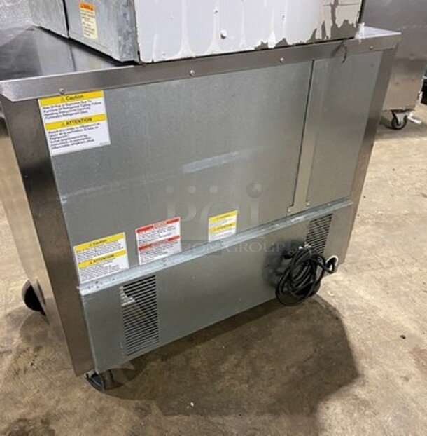 Beverage Air Stainless Steel Commercial 2 Door Undercounter Cooler on Commercial Casters! MODEL UCR34HC SN:13304623 115V 1PH - Image 3 of 8