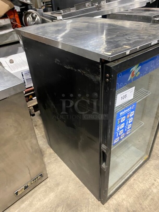 Habco Single Door Mini Reach In Cooler Merchandiser! With View Through Door! With Poly Coated Racks! Model: OC6 SN: OC606860 115V 60HZ 1 Phase - Image 3 of 7