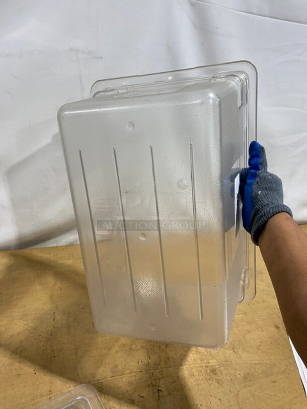 Rubbermaid Commercial Clear Food Pan With Lid! - Image 5 of 8