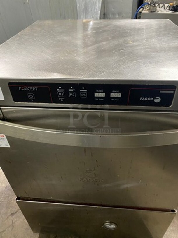 Fagor Commercial Undercounter Dishwasher! All Stainless Steel! MODEL CO502WBDD SN:8100568965 208-240V 1P - Image 6 of 9
