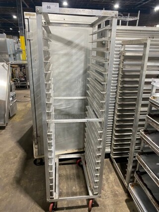Metal Commercial Pan Transport Rack! On Casters!
