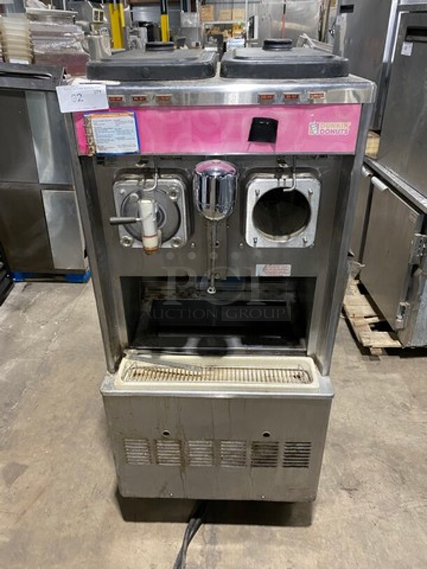 Taylor Commercial 2 Flavor Frosty/Coolatta/Slushie Making Machine! With Milkshake Mixing Attachment! All Stainless Steel! On Casters! Model: 342D27 SN: K3062936 208/230V 60HZ 1 Phase - Image 1 of 10
