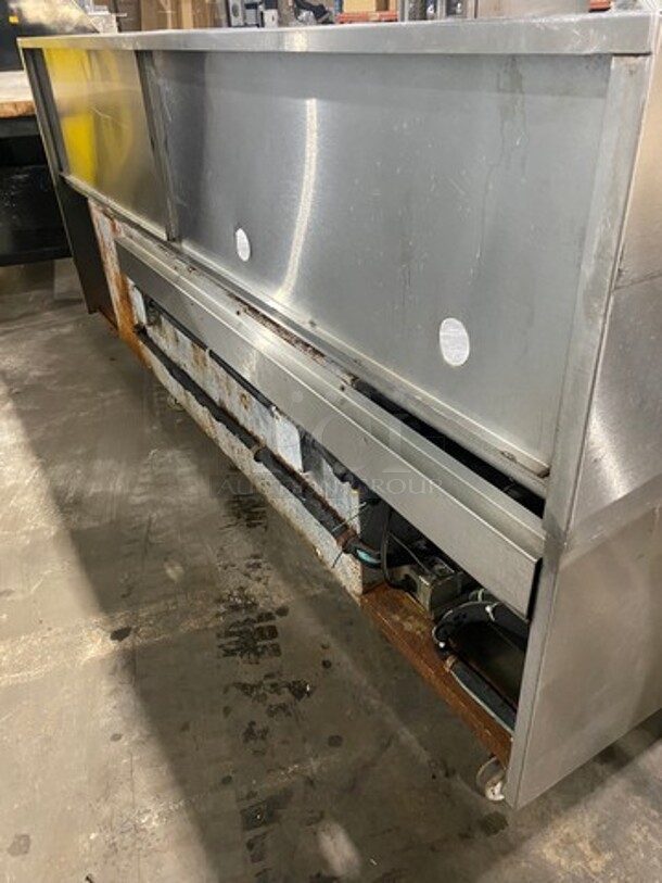 Kairak Custom Made Commercial Work Top Table/ Equipment Stand! With Raised Back And Side Splashes! With Drawer Storage Space Underneath! All Stainless Steel! On Casters! - Image 4 of 8