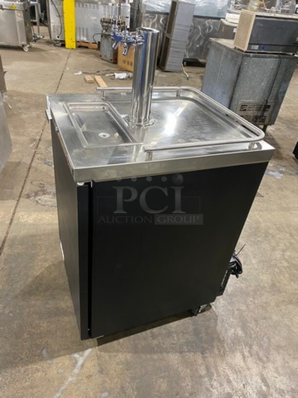 Sweet! 2019 LATE MODEL! Micro Matic Refrigerated Dual Tap Beer Kegerator! Model MDD23ENT Serial 8101670260! 115V 1 Phase! - Image 2 of 8