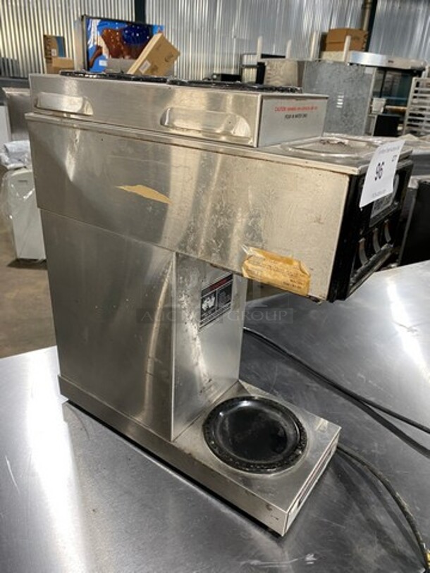 Bunn-O-Matic Commercial Countertop Coffee Maker! With 3 Coffee Pot Warmers! All Stainless Steel! Model: S SN: 63221 120V 60HZ 1 Phase - Image 3 of 9