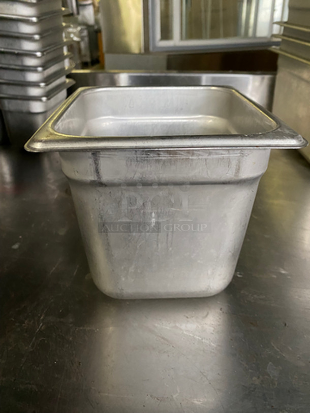 Browne Steam Table/ Prep Table Pans! All Stainless Steel! 9x Your Bid! - Image 3 of 6