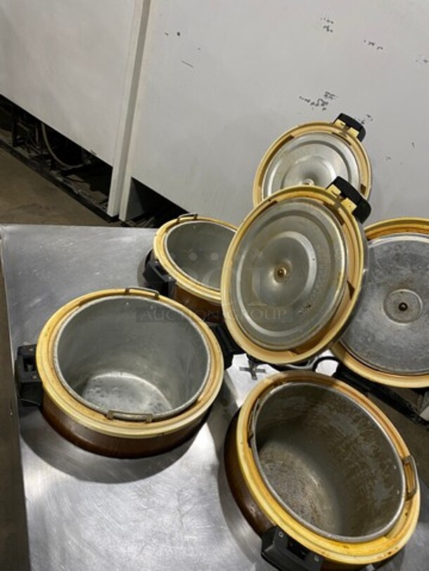 FAB! Amko Commercial Rice Warmer/ Holder Station! On Custom Made Equipment Stand! All Stainless Steel! On Legs! Model: SEJ21000 SN: AW211118 120V - Image 5 of 10