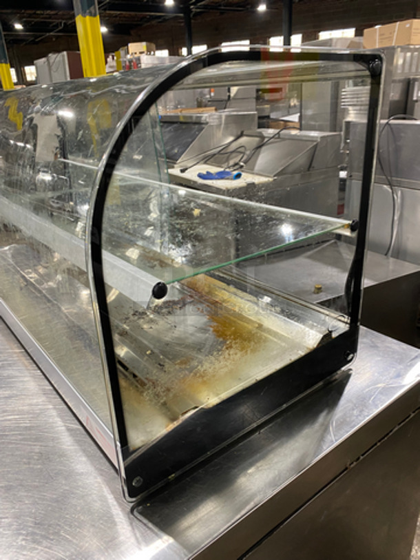 SWEET! LATE MODEL! 2020 Skyfood Commercial Full-Service Countertop Heated Display Case! Glass All Around! With Curved Front Glass! With Back Access Doors! Model: FWDC2438 SN: 745794 120V 60HZ 1 Phase - Image 4 of 7