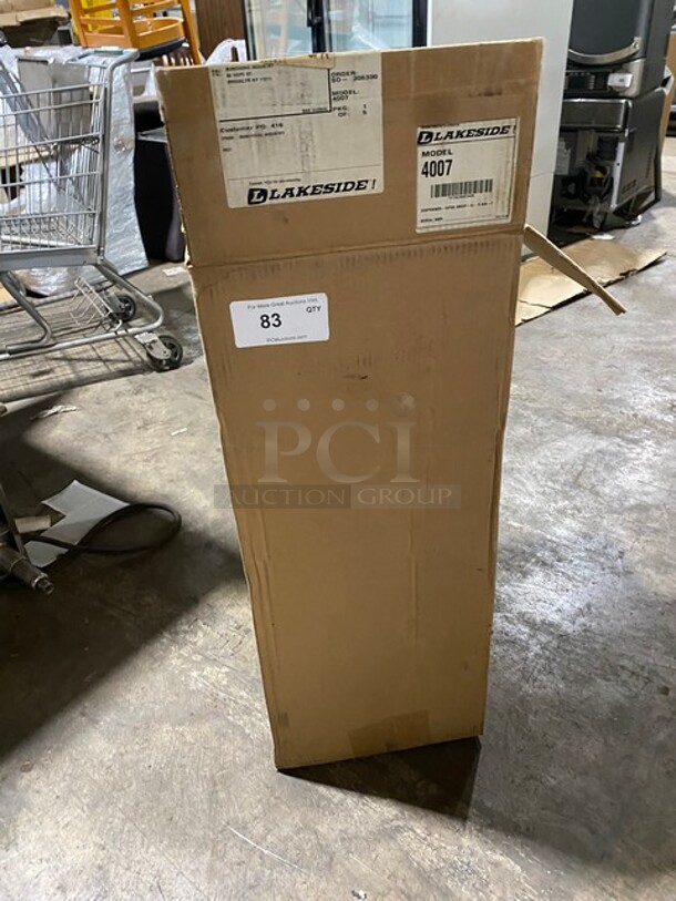 BRAND NEW! IN THE BOX! Lakeside All Stainless Steel Commercial Plate Dispenser! Model: 4007 - Image 1 of 5
