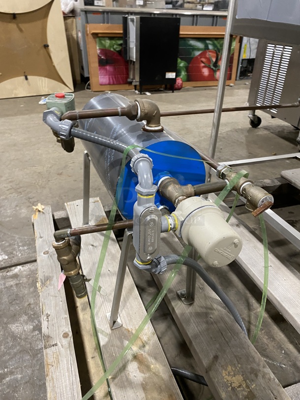 BEAUTIFUL! NEW! 2022 INSINGER Energy star Stainless Steel Commercial Straight Pass-Through Dishwasher W/ Tank!  MODEL 50-20N2-NSU 440V/3Ph  - Image 7 of 10