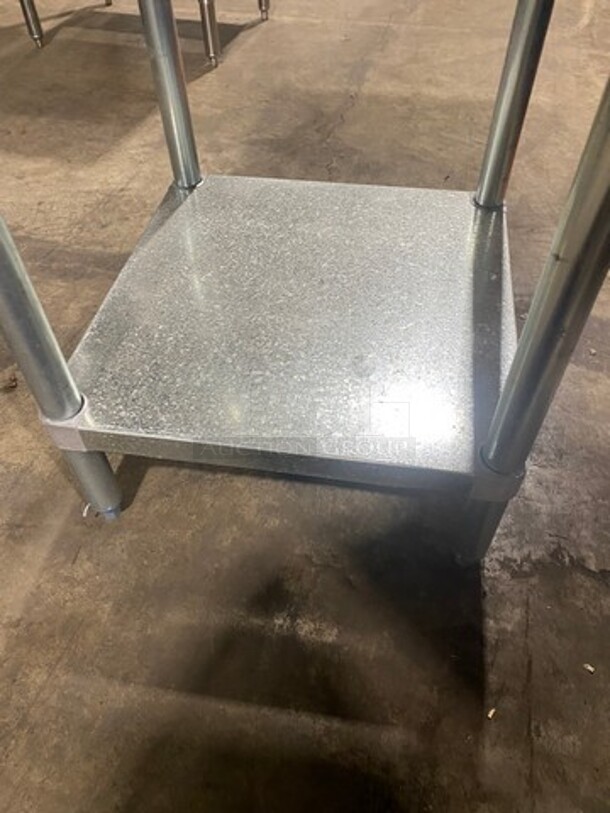 WOW! NEW! Solid Stainless Steel Work Top/ Prep Table! With Storage Space Underneath! On Legs! - Image 6 of 7