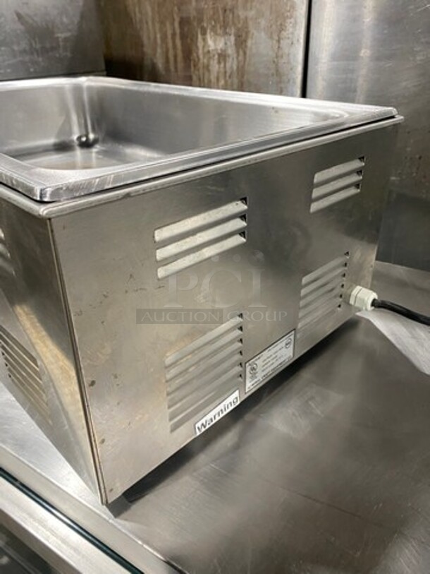 Adcraft Commercial Countertop Single Well Food Warmer! All Stainless Steel! Model: FW1200WF 120V 60HZ 1 Phase - Image 4 of 8