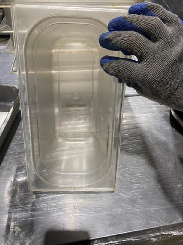 MISCELLANEOUS! Commercial Steam Table/ Prep Table Food Pans! Cambro Clear Poly Food Containers! 9x Your Bid! - Image 4 of 11