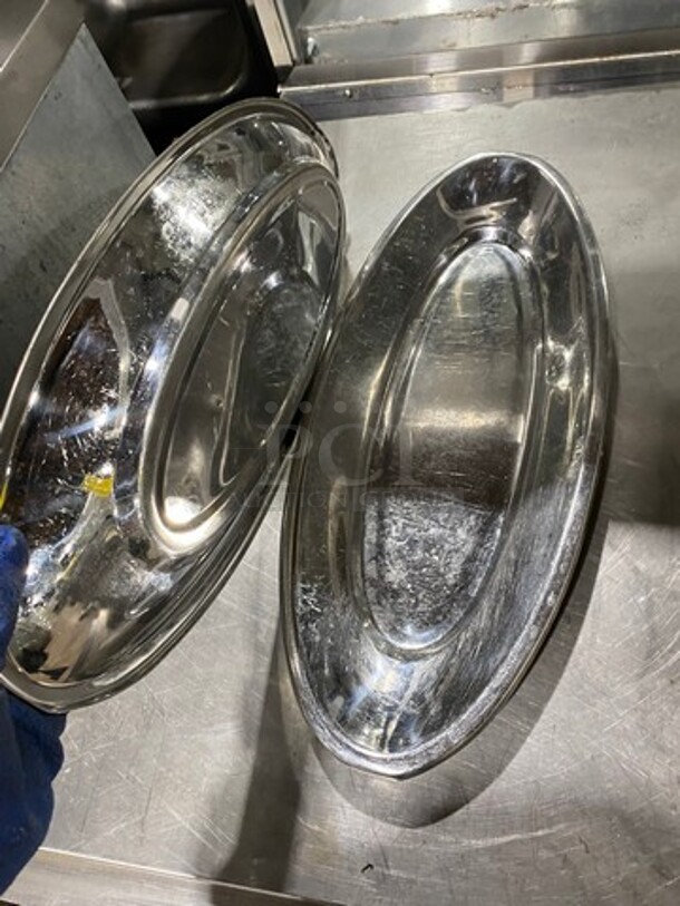 STAINLESS STEEL Display Oval Food Tray - Image 2 of 3