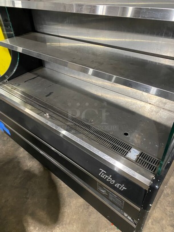 Turbo Air Commercial Refrigerated Open Grab-N-Go Case Merchandiser! With View Through Sides!  All Stainless Steel! MODEL TOM50B  SN:TOM5016Z100  120V  1PH - Image 9 of 9