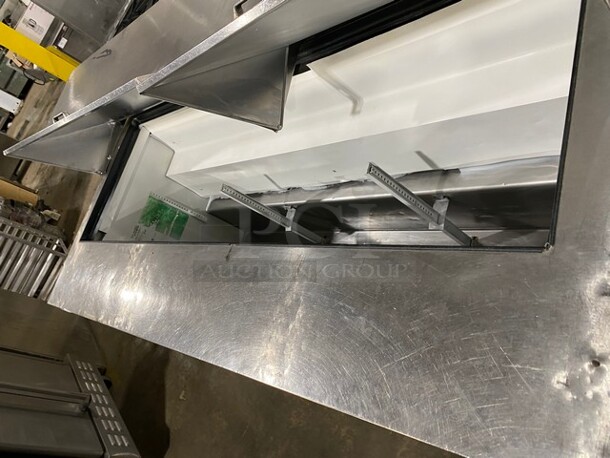 True All Stainless Steel Commercial 72 Inch Mega Top Sandwich Prep Table! Model QA7230MB Serial 13456552! 115V 1 Phase! On Commercial Casters! - Image 8 of 9