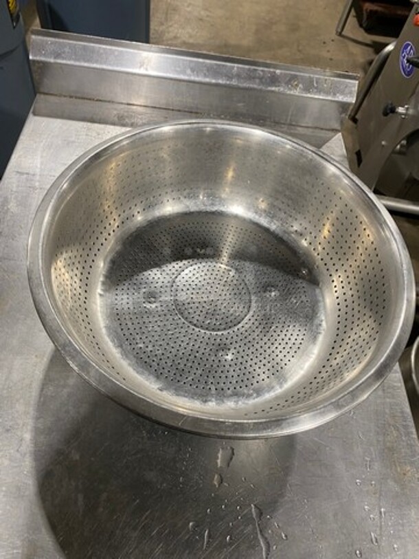 Stainless Steel Perforated Bowls/ Strainer! 4x Your Bid! - Image 3 of 4