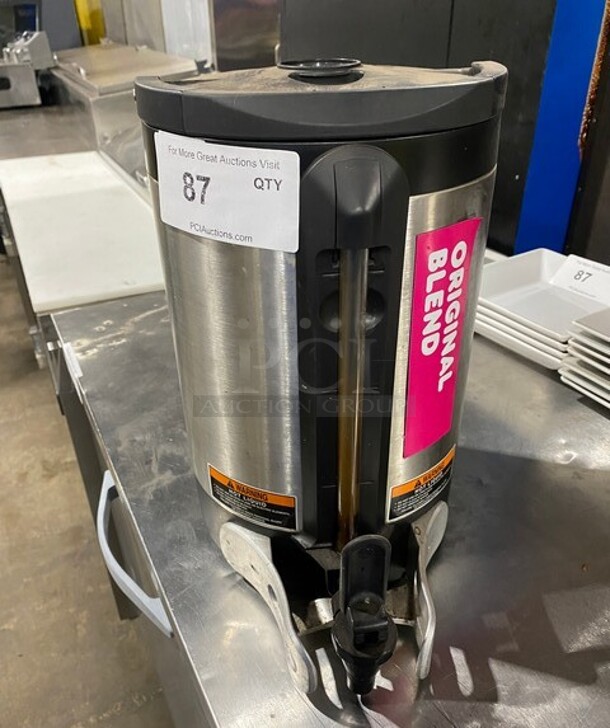 Bunn Commercial Countertop Hot Beverage Dispenser! Stainless Steel Body! Model: SHSERVER SN: TS00644668 - Image 1 of 5
