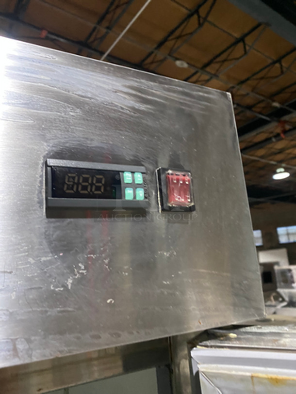 Avantco Commercial Single Door Reach In Freezer! With Poly Coated Racks! All Stainless Steel! On Casters! Model: 178CFD1FF 115V 60HZ - Image 9 of 11