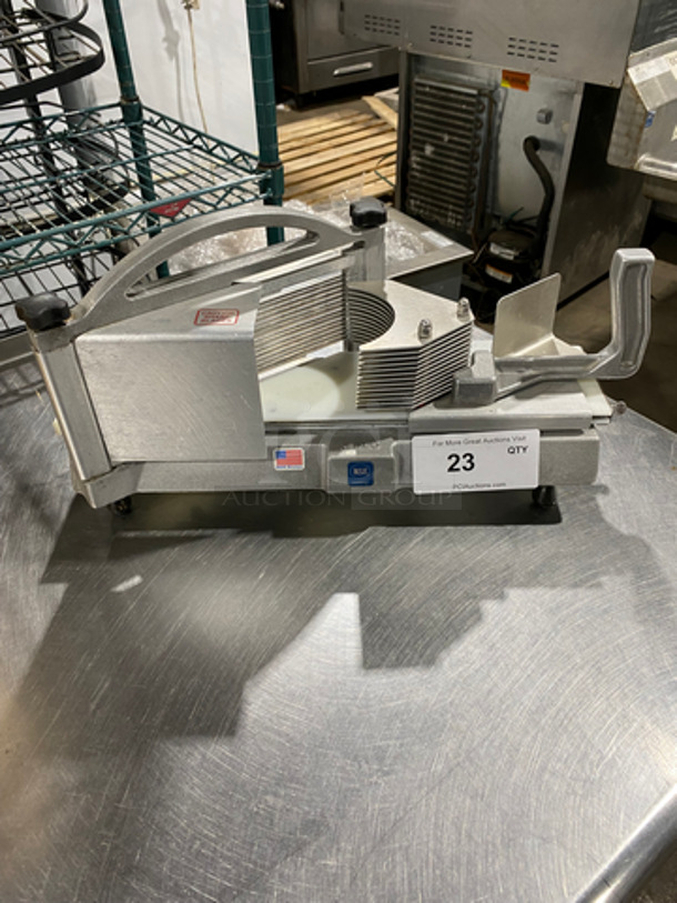 SWEET! Nemco Commercial Countertop Tomato Slicer! With Commercial Cutting Board! On Small Legs!