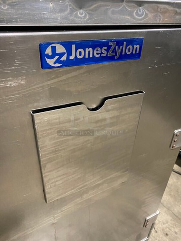 2013 Jones Zylon Commercial Single Door Dry Food Transport Cart! All Stainless Steel! On Casters! Model: ETCUA7 SN: 133831202 - Image 6 of 7