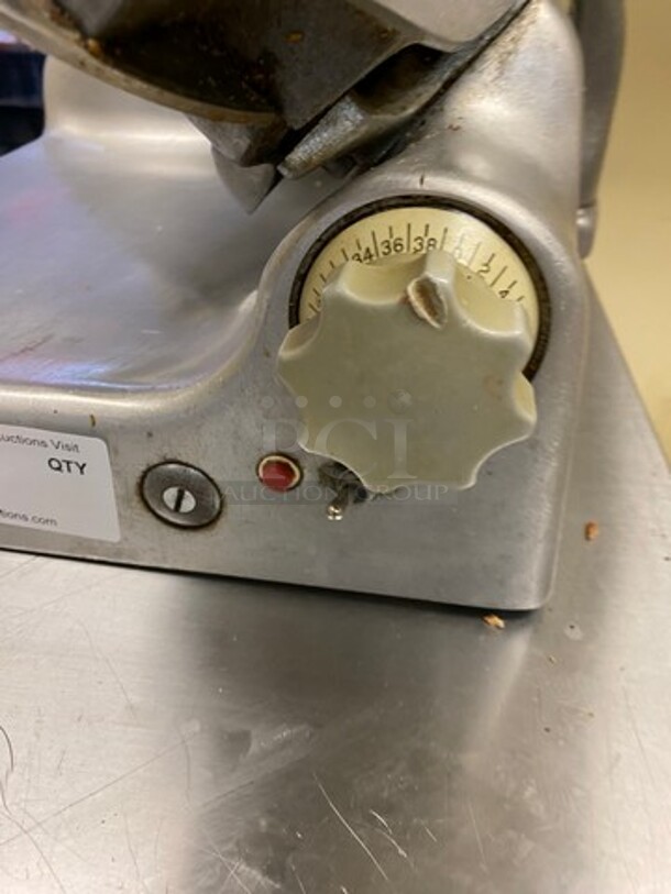 Berkel Commercial Countertop Deli/ Meat Slicer! All Stainless Steel! WORKING WHEN REMOVED! - Image 6 of 7
