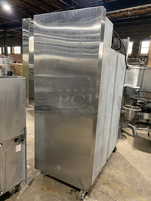 Traulsen Stainless Steel Two Door Reach In Freezer! On Commercial Casters! Working When Removed! MODEL ALT232WUT SN:227187 208-115V 1PH - Image 4 of 10