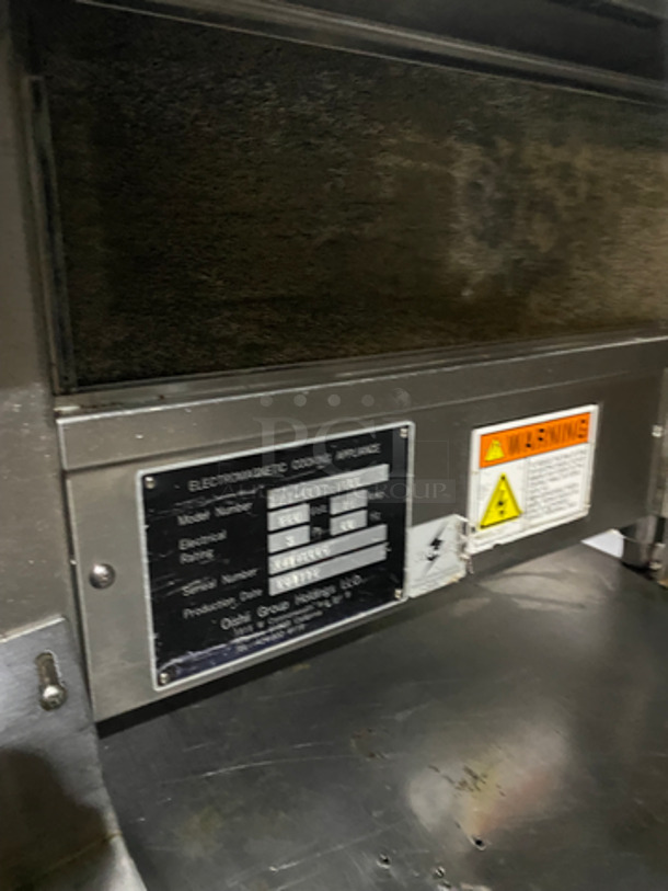 Oishii Commercial Countertop Single Burner Electromagnetic Cooking Range! All Stainless Steel! On Small Legs! Model: PHI500SV2UL SN: X4142005 220V 60HZ 3 Phase - Image 6 of 9
