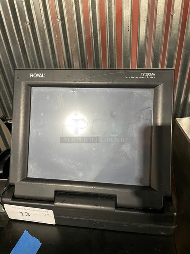 Royal Touchscreen Cash Register! MODEL TS1200MW SN:150901462 115V/60Hz - Image 7 of 7
