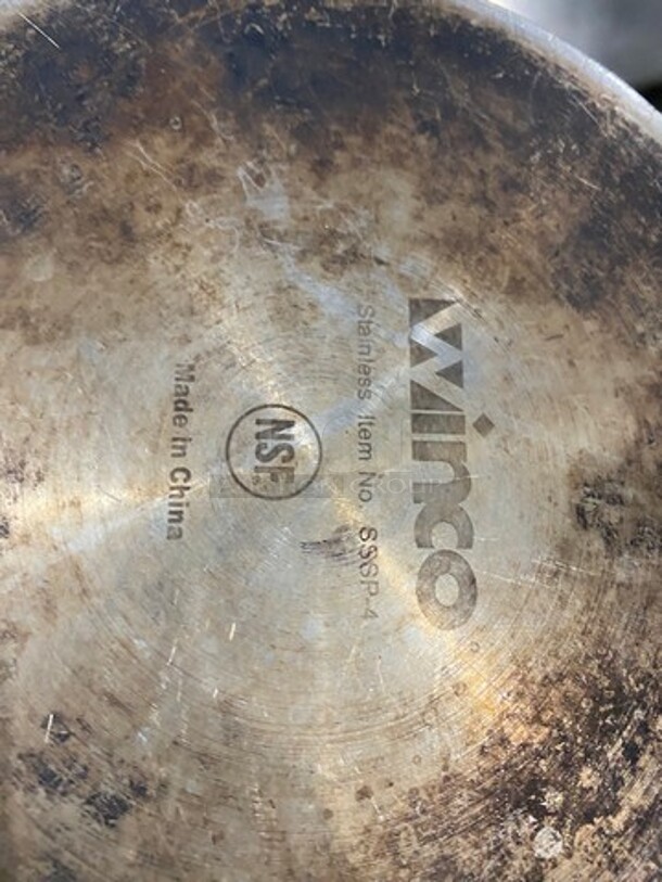Winco Stainless Steel Saucepan! Missing Handle! - Image 4 of 6