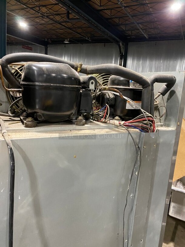 CoolTech Commercial Stainless Steel Reach In Half Cooler/Half Freezer Combo! On Casters! MODEL J2SRF-20B SN RF200505043 115V 1PH - Image 11 of 12