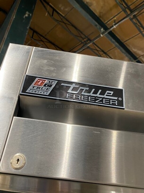 TRUE ENERGY STAR Stainless Steel Commercial Single Door Reach In Freezer w/ Poly Coated Racks on Commercial Casters. Model T-23F! 115 Volts/60Hz/1 Phase. - Image 8 of 9