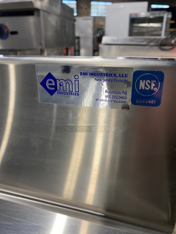 NEW! Emi Solid Stainless Steel Work Top/ Prep Table! With Back Splash! HEAVY GAGE!  With Storage Space Underneath! On Casters! - Image 8 of 8